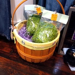 Spring Easter baskets three piece set Bamboo